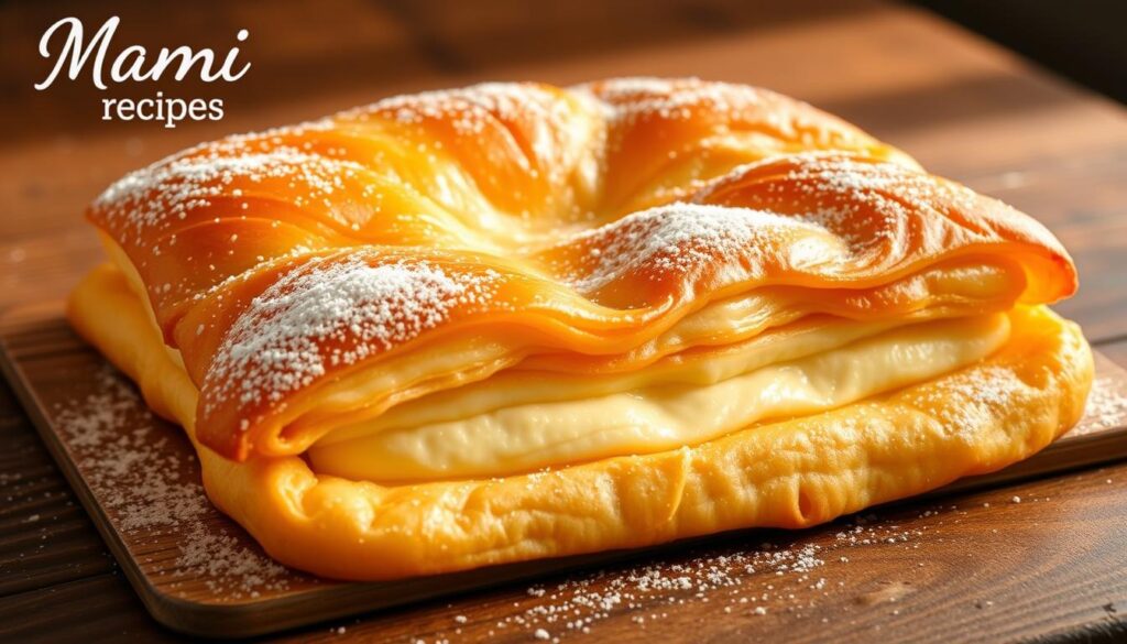 Golden Brown Cream Cheese Dessert Pastry