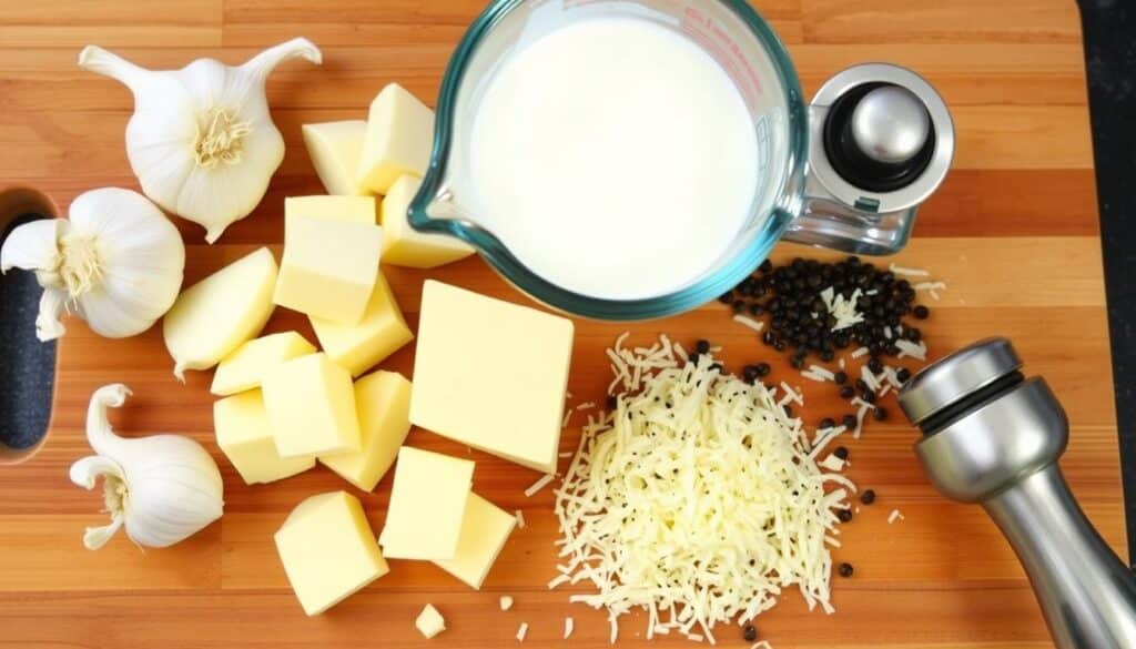 homemade alfredo sauce ingredients