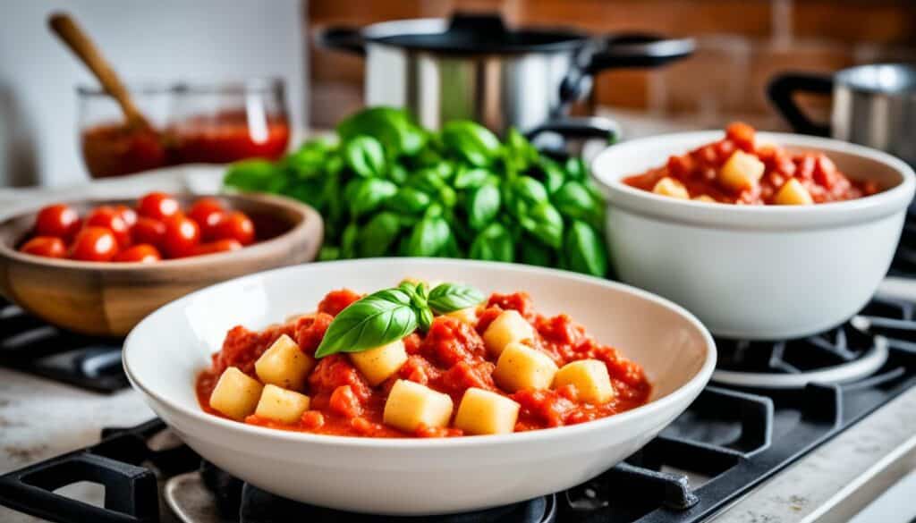 homemade gnocchi sauce