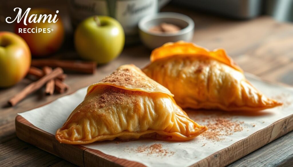 traditional apple filo pastry turnover