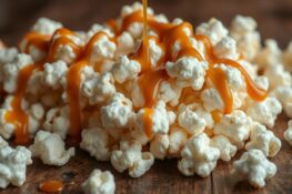 3 ingredient caramel popcorn