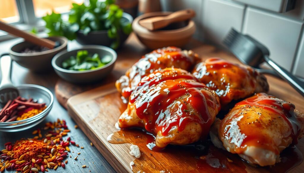 BBQ Chicken Preparation