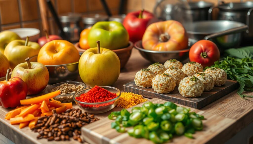 Cooking with fruits