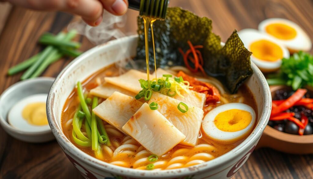 Customizing Ramen with Aromatic Oils