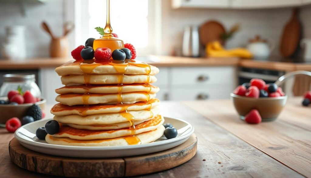 Delicious cottage cheese pancakes