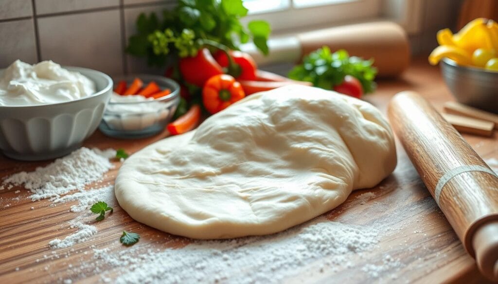 Healthy Greek Yogurt Pizza Dough