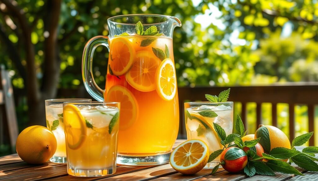 Homemade Iced Tea Lemonade