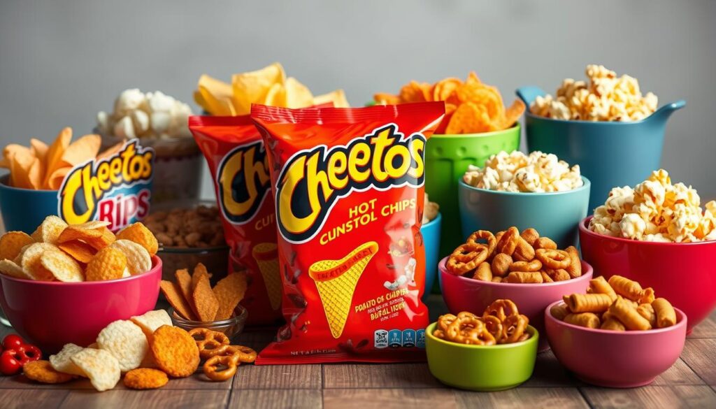 Hot Cheetos Comparison to Other Snacks