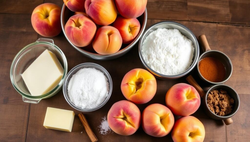 Peach Cobbler Ingredients