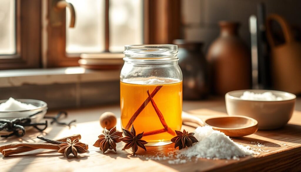 Preserving Spiced Vanilla Syrup