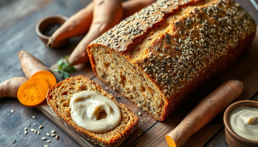 Seeded Miso Sweet Potato Bread Recipe