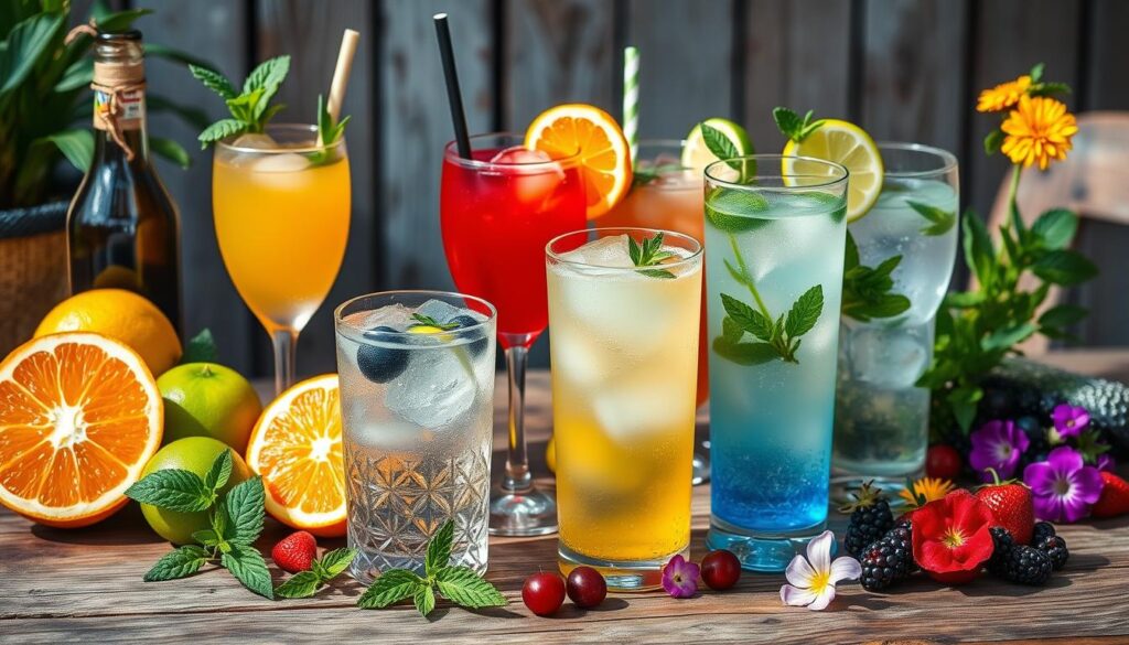 Vegan mixers and cocktails