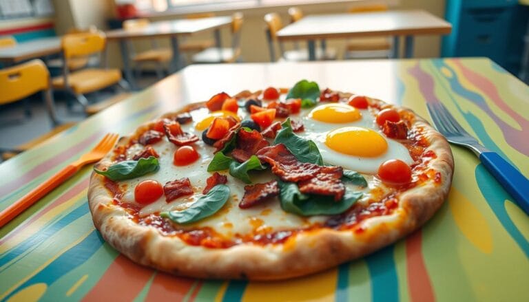 breakfast pizza for schools