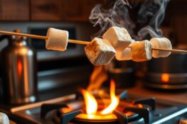 can you cook roast marshmallows on propane stove