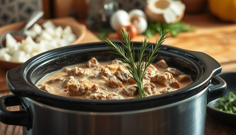 easy beef stroganoff slow cooker recipe rosemary