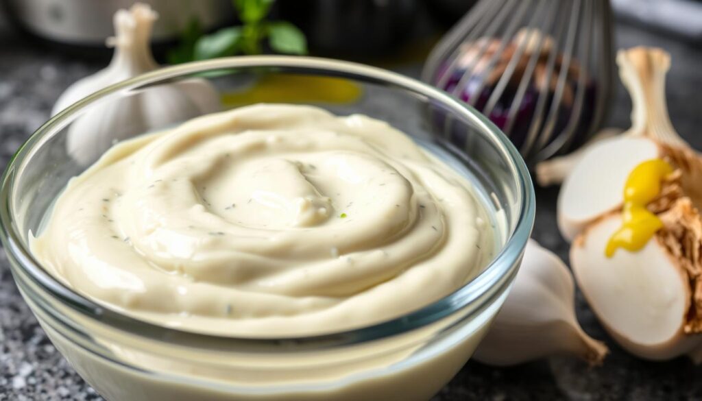 emulsification techniques for creamy aioli consistency