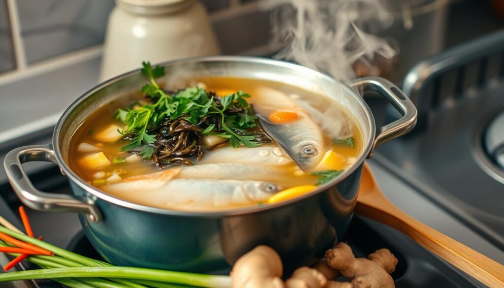 flavorful broth preparation