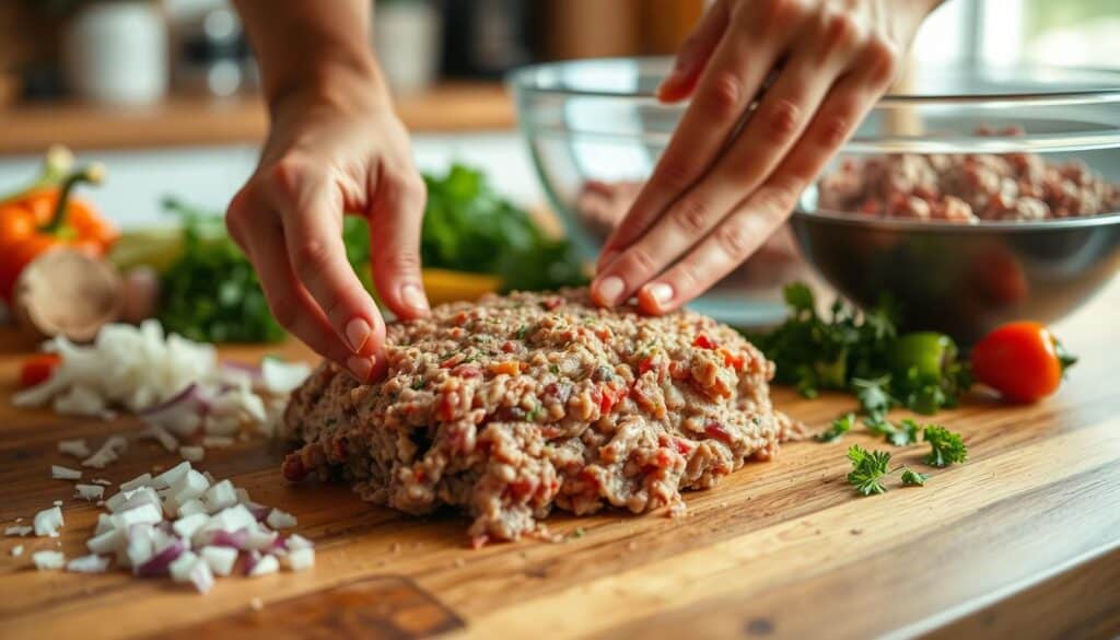 meatloaf shaping