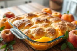 peach cobbler recipe with cake mix