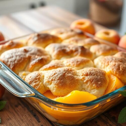 peach cobbler recipe with cake mix