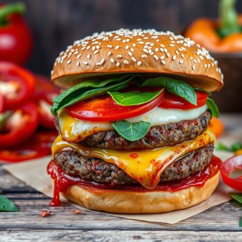 pizza burger recipe