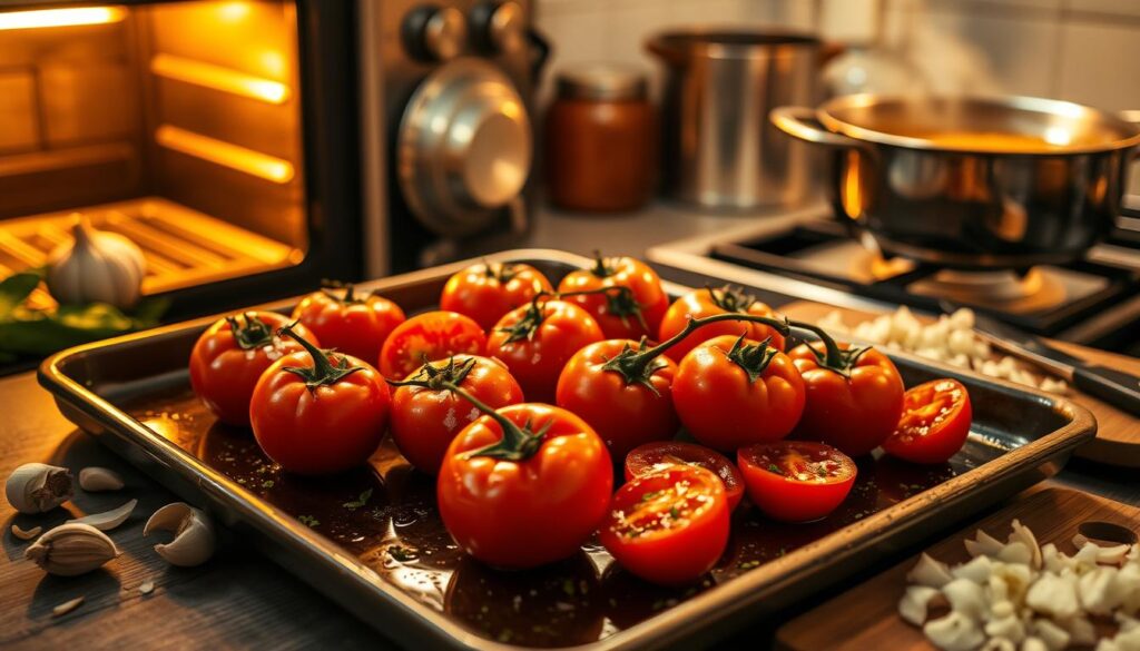 roasted tomato soup preparation