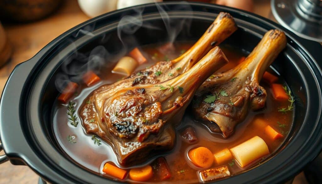 slow cooker beef shanks