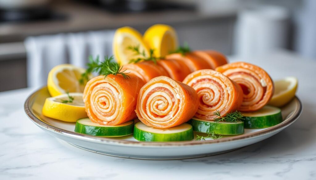 smoked salmon roulade recipe