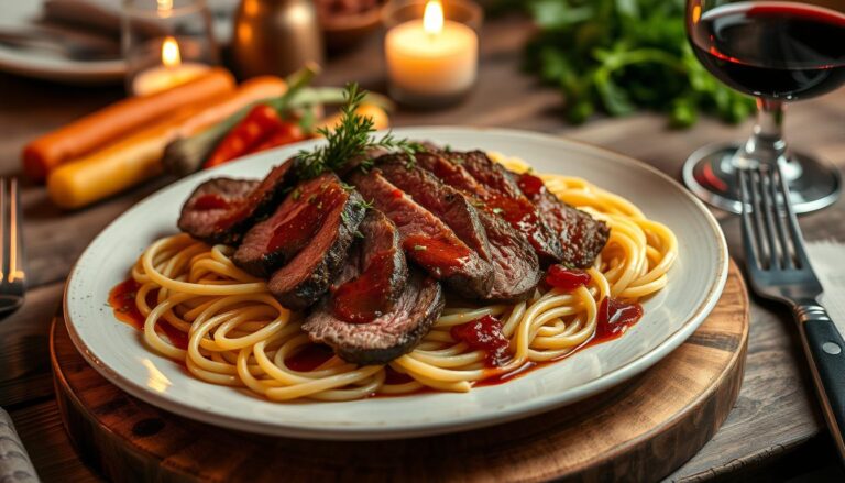 steak pasta