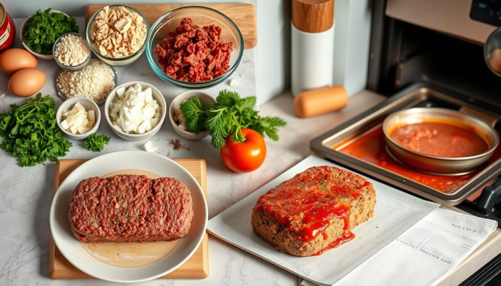 step-by-step italian meatloaf