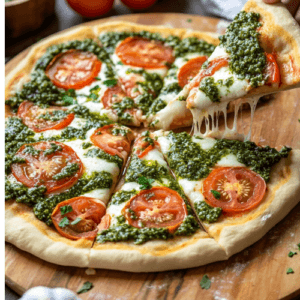 Chimichurri Tomato Pizza recipe