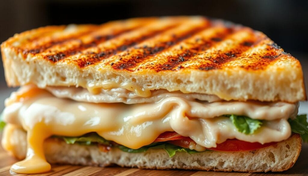 turkey paninis grill marks